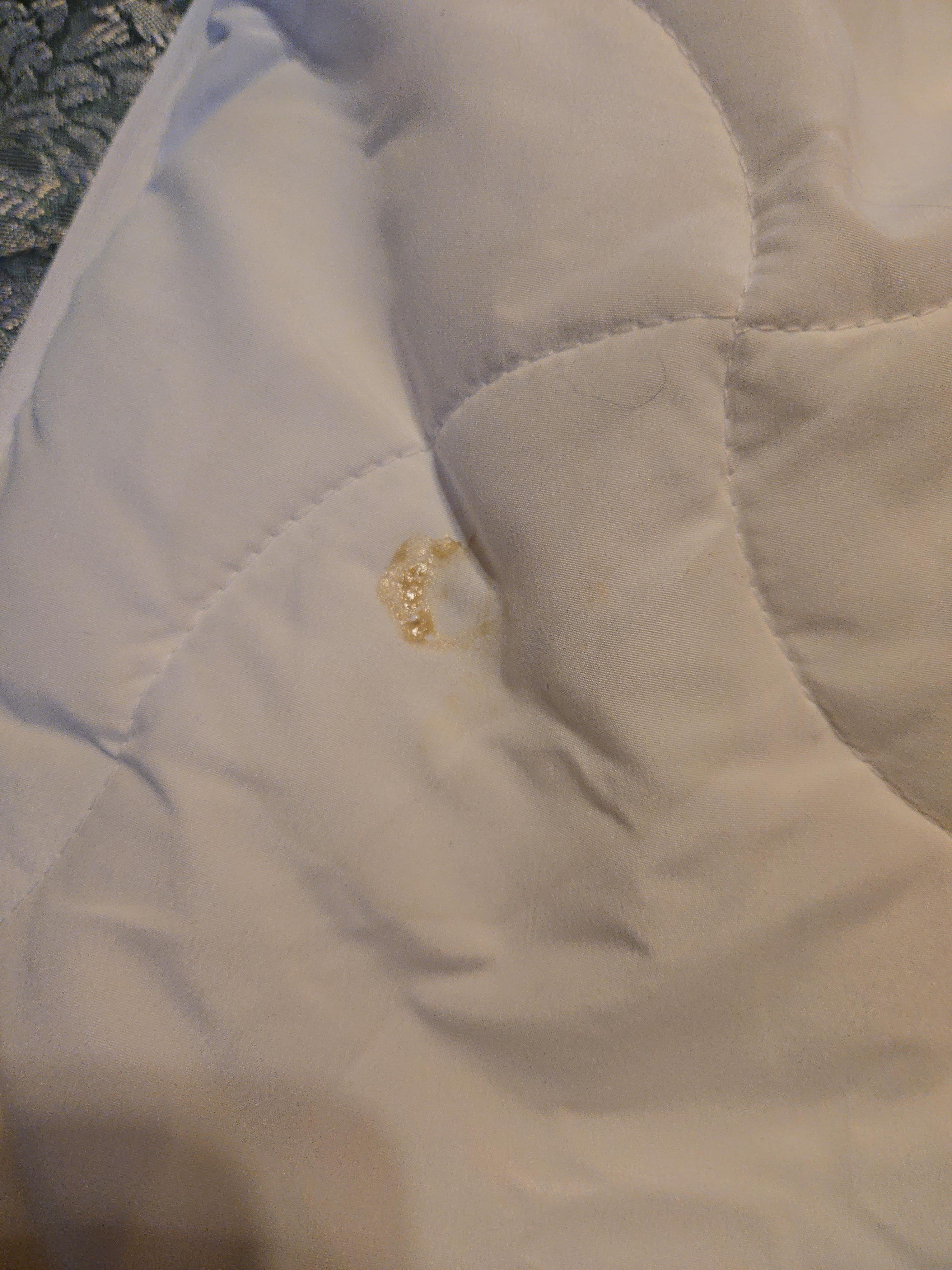 dirty mattress cover