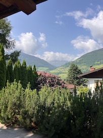 Uitzicht vanuit het appartement