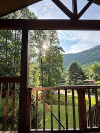 Sunset from the porch