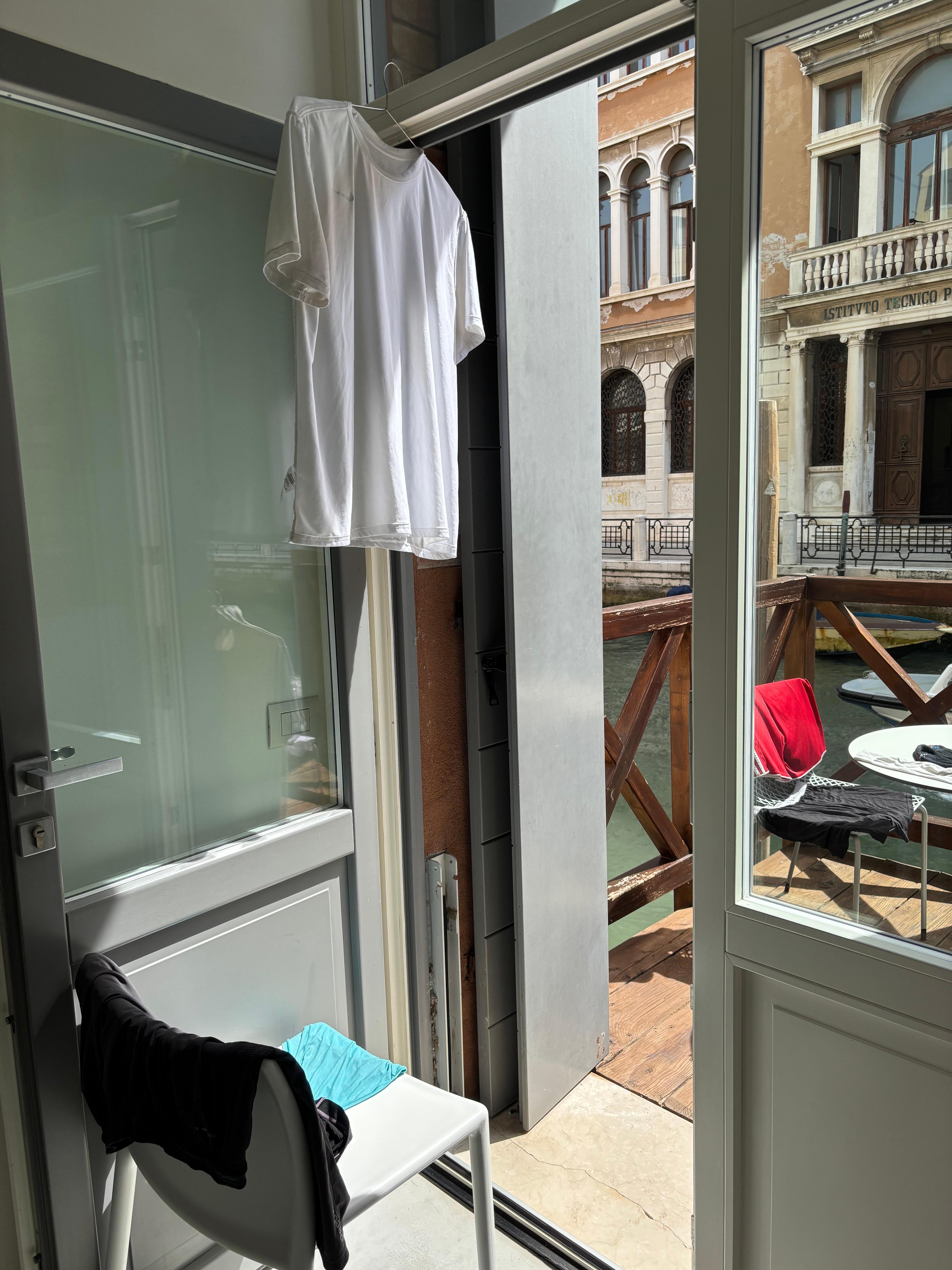 Needed to dry our clothes but kitchen served us well!