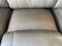 Worn out couch middle section