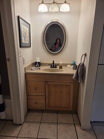 Vanity bathroom area