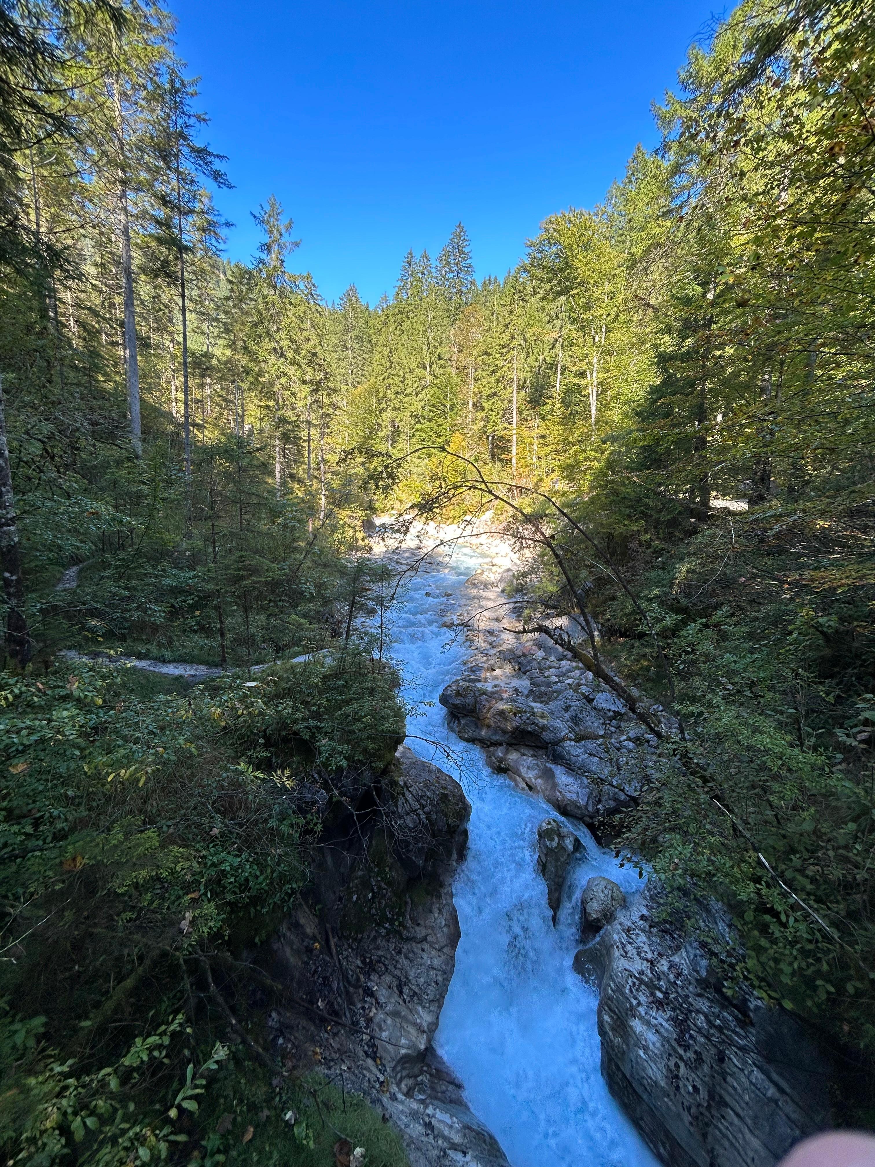 Along the hike to the falls