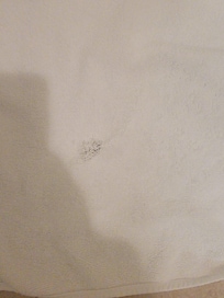 Ripped towel, should be thrown away.