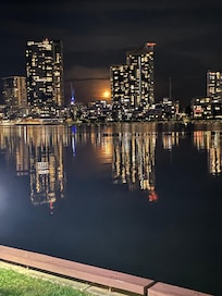 From the promenade by the condo