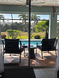 View from living room