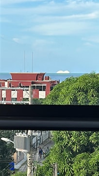 Vista do quarto para o mar