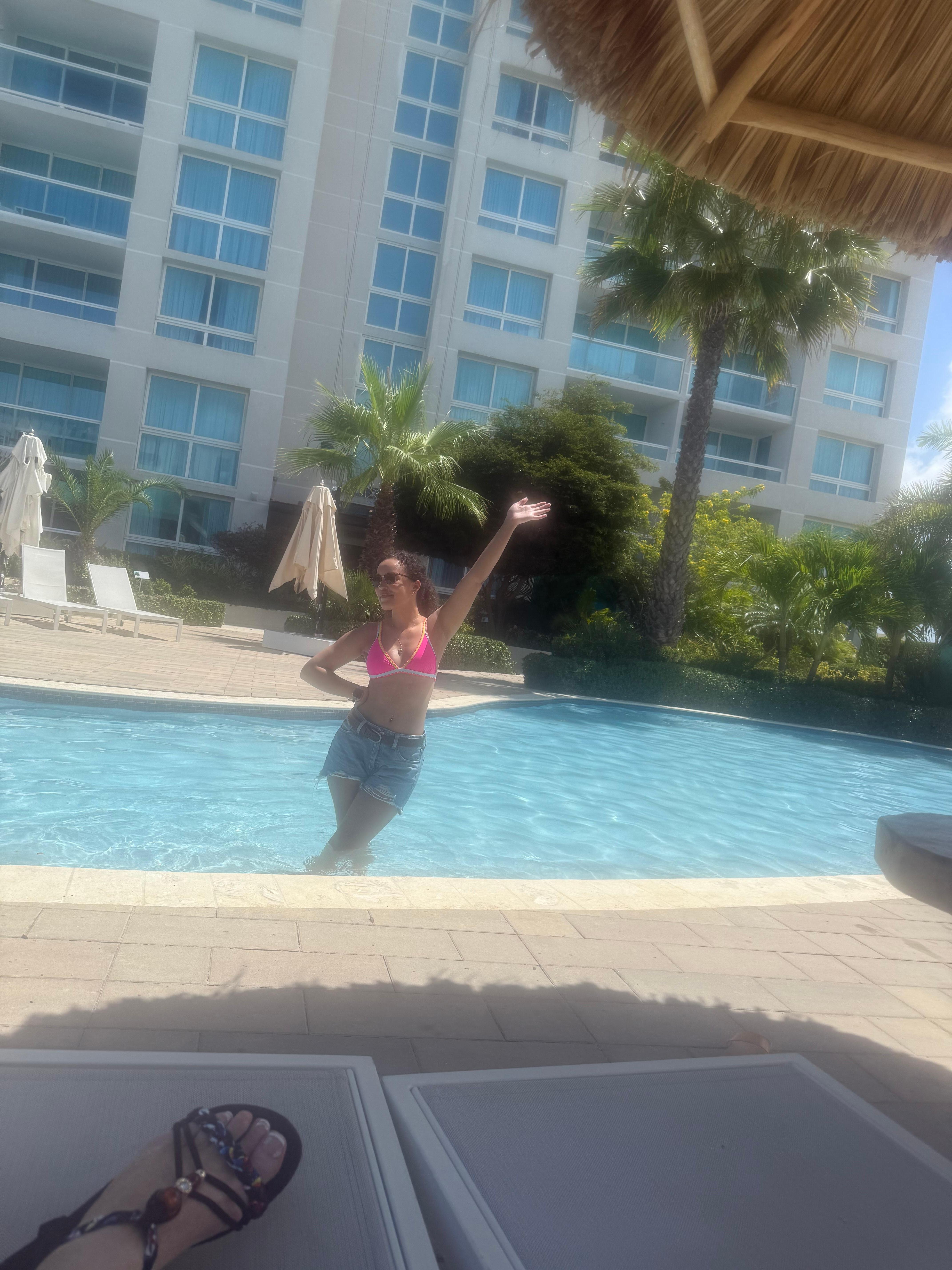 Downstairs Pool area.