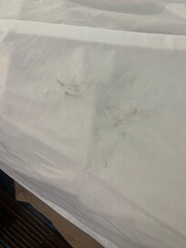 Dirty used sheets