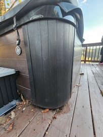 Leaking hot tub