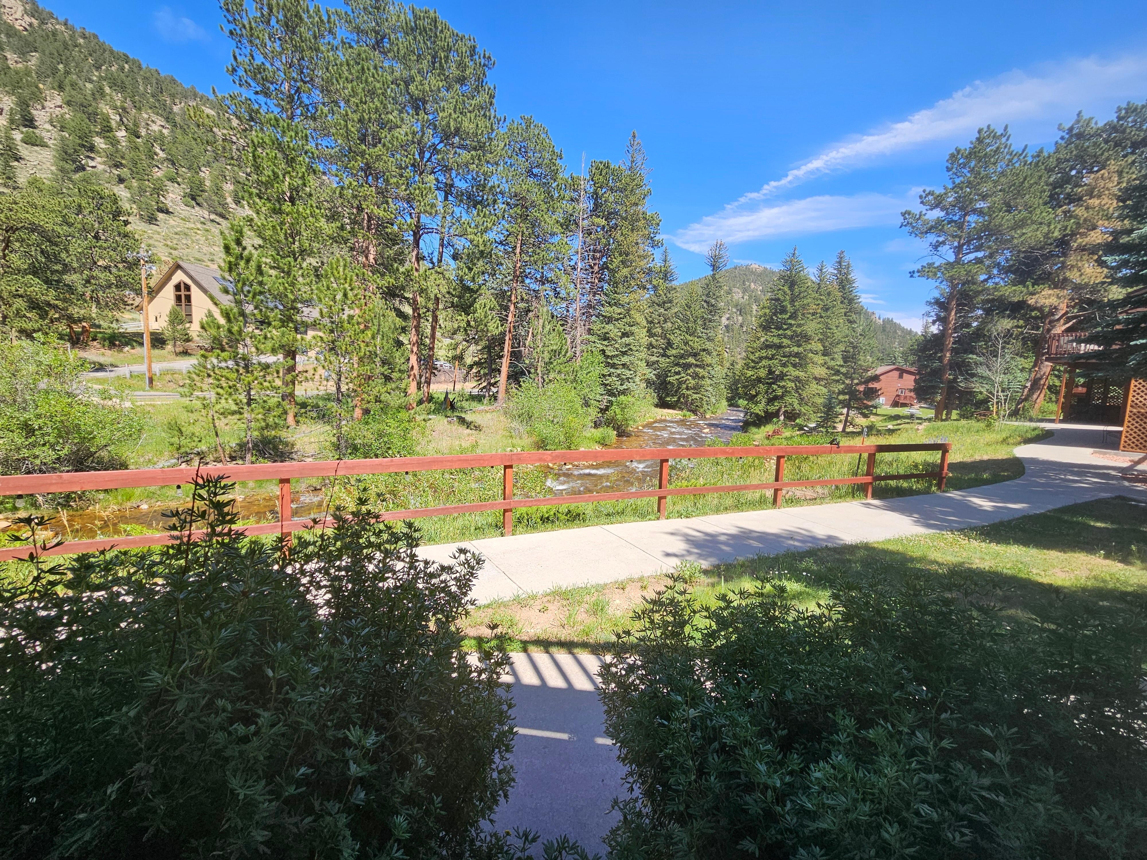 Out our front porch! 
