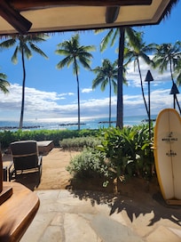 View from the pool bar