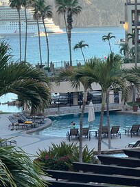 Pictures from the unit with a cruise ship