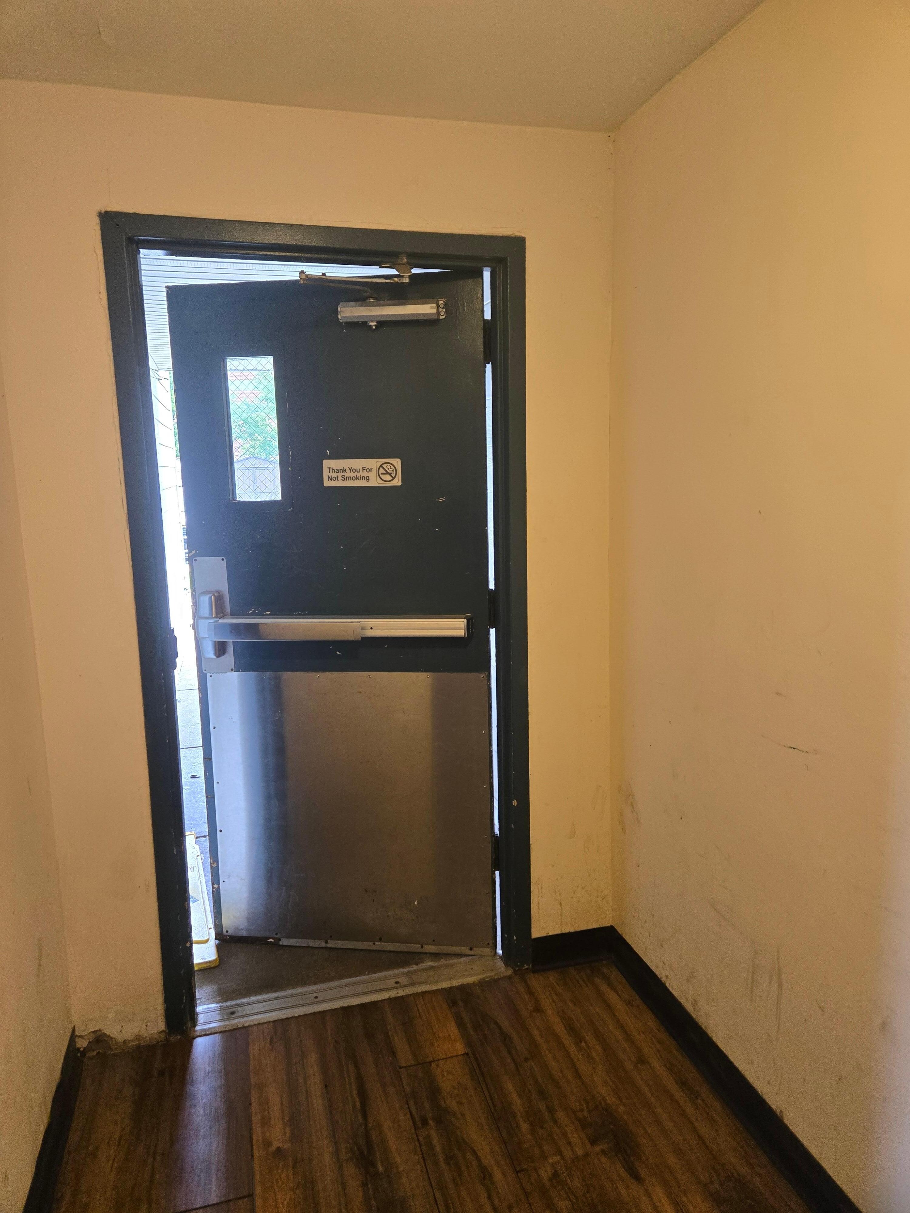 Other first floor exit door.