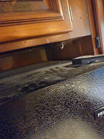 Surface dust and cobwebs throughout the house