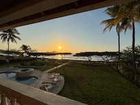 View from the balcony
Plenty of lounge chairs to use