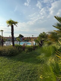 Blick auf den Pool