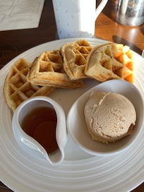 Home made ice cream delicious