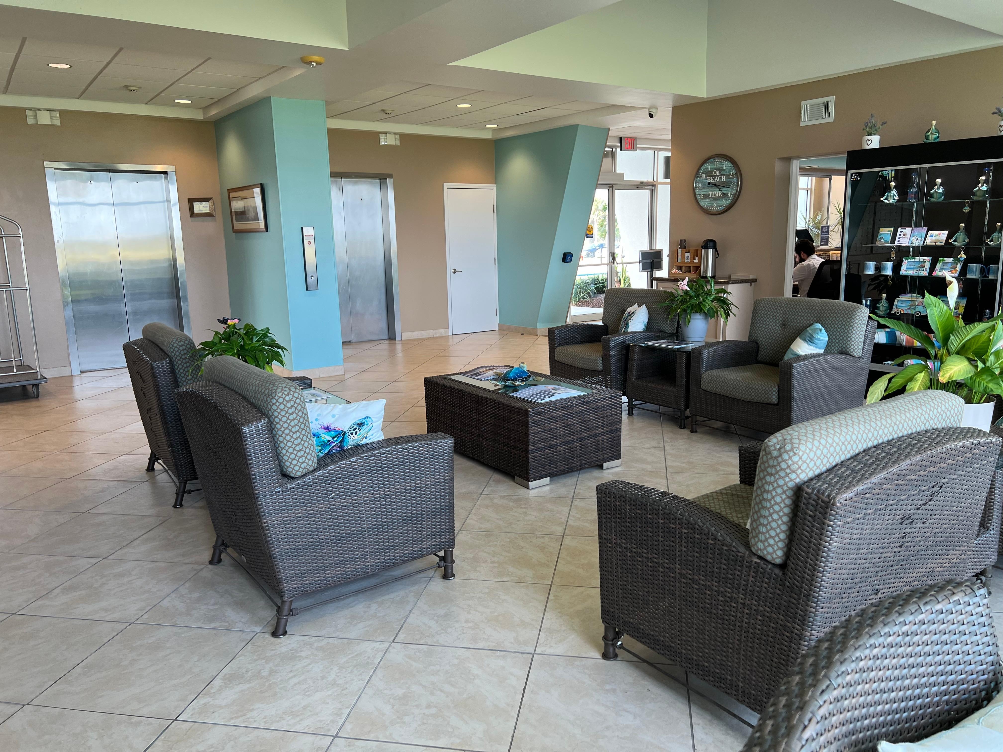 Condominium lobby