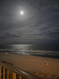 Balcony view at night