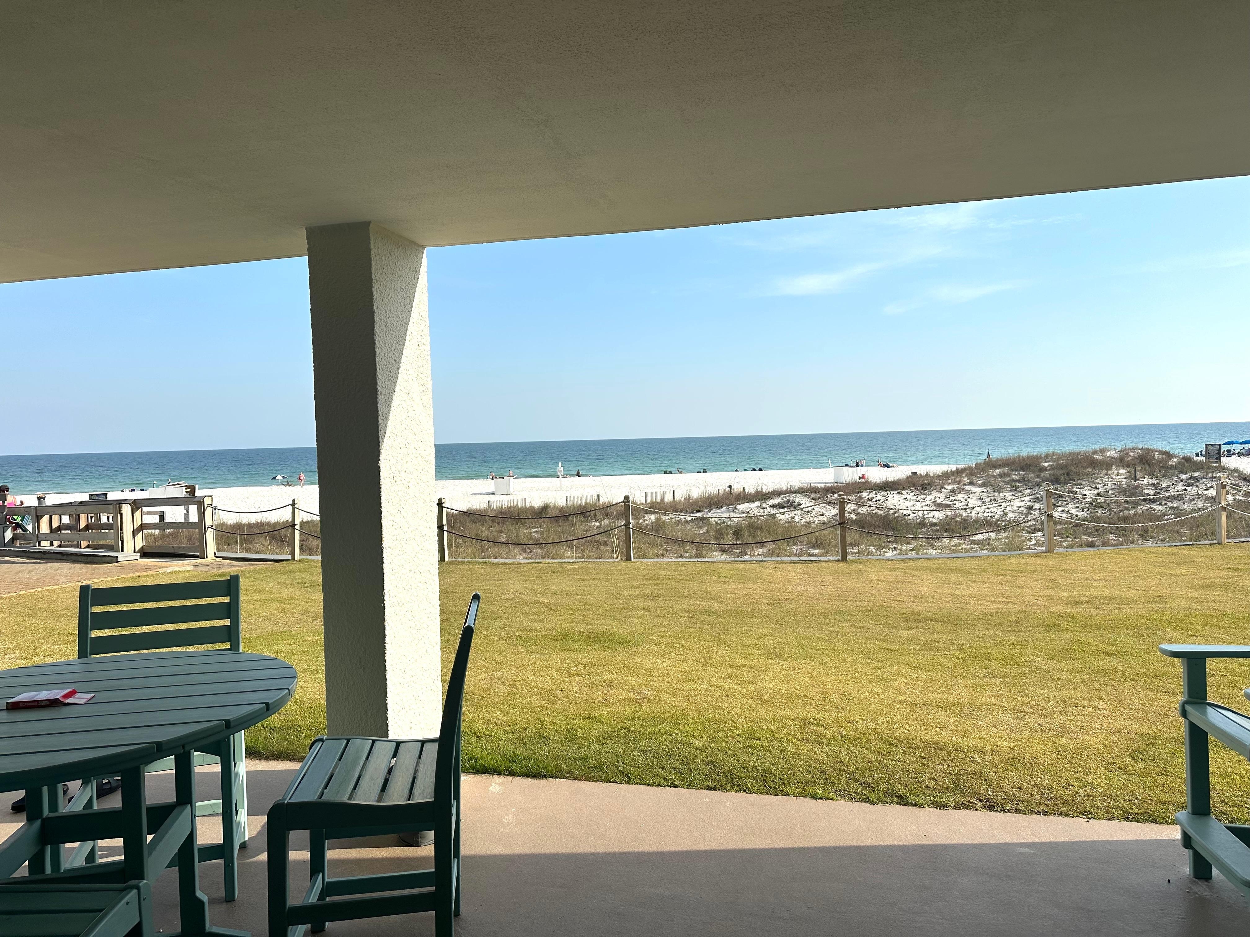 Our view from the patio