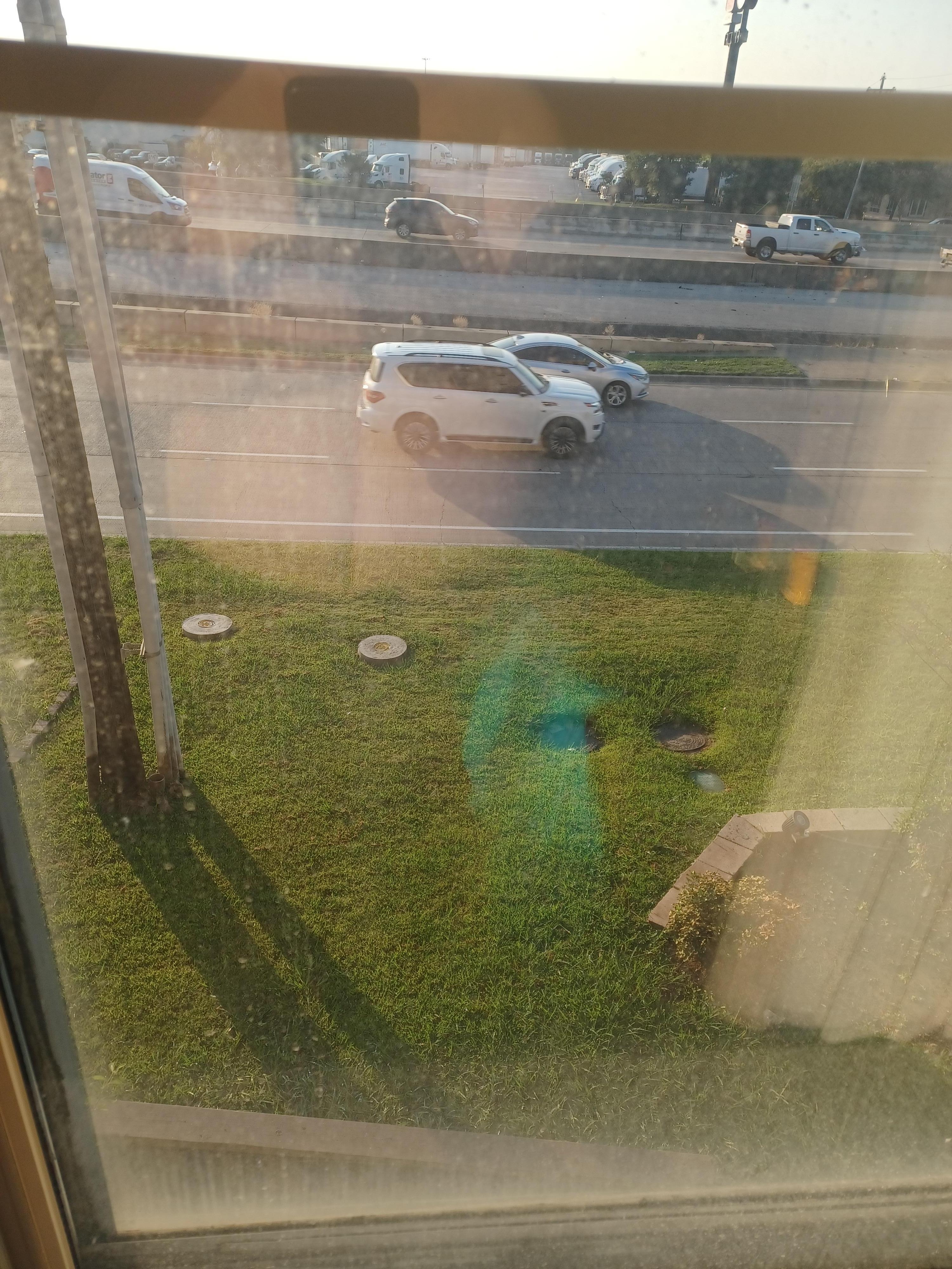 Another car racing by at 25 yards.  Night and day,  24 hrs, hot rods, 18 wheelers, cars racing. 