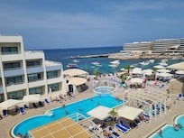 Vue du balcon en journée