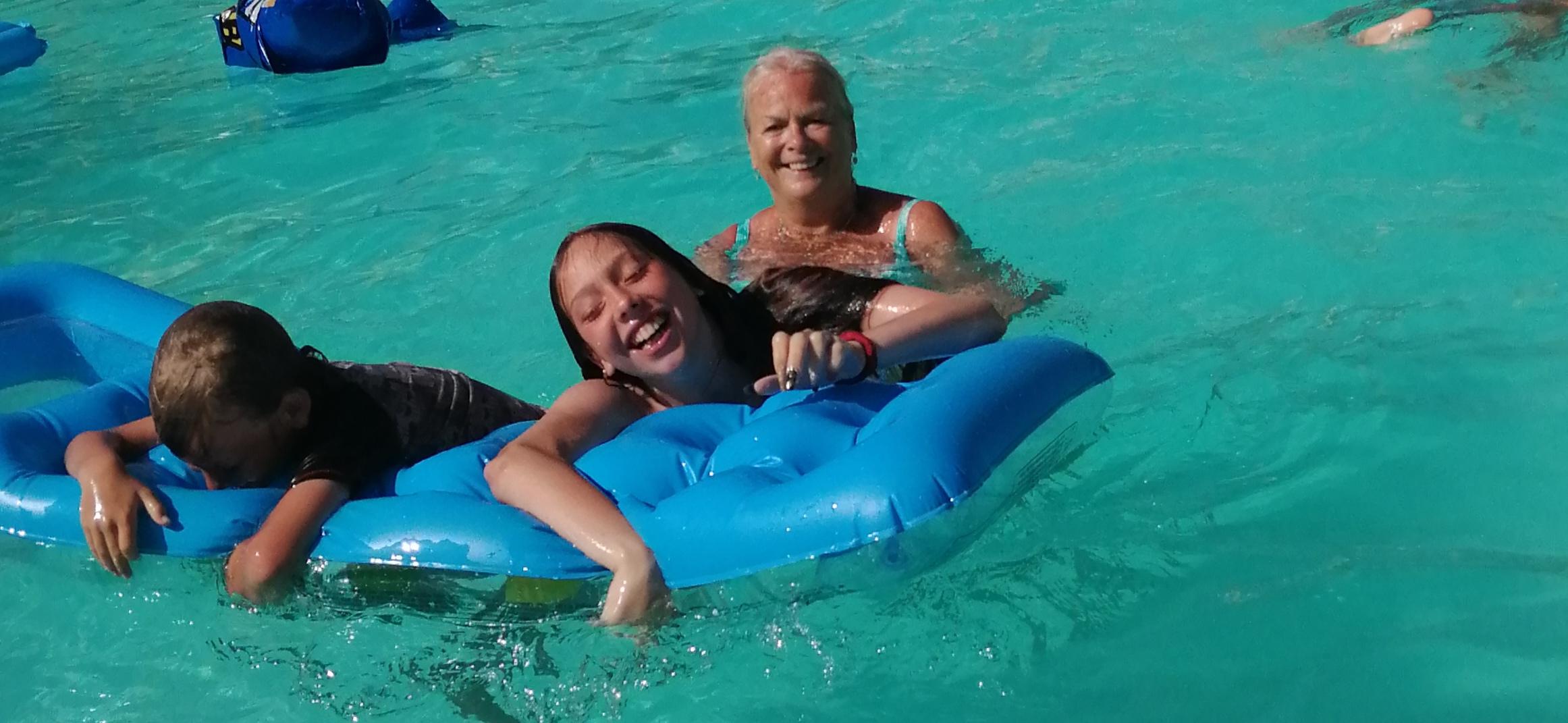 Great family fun in the pool