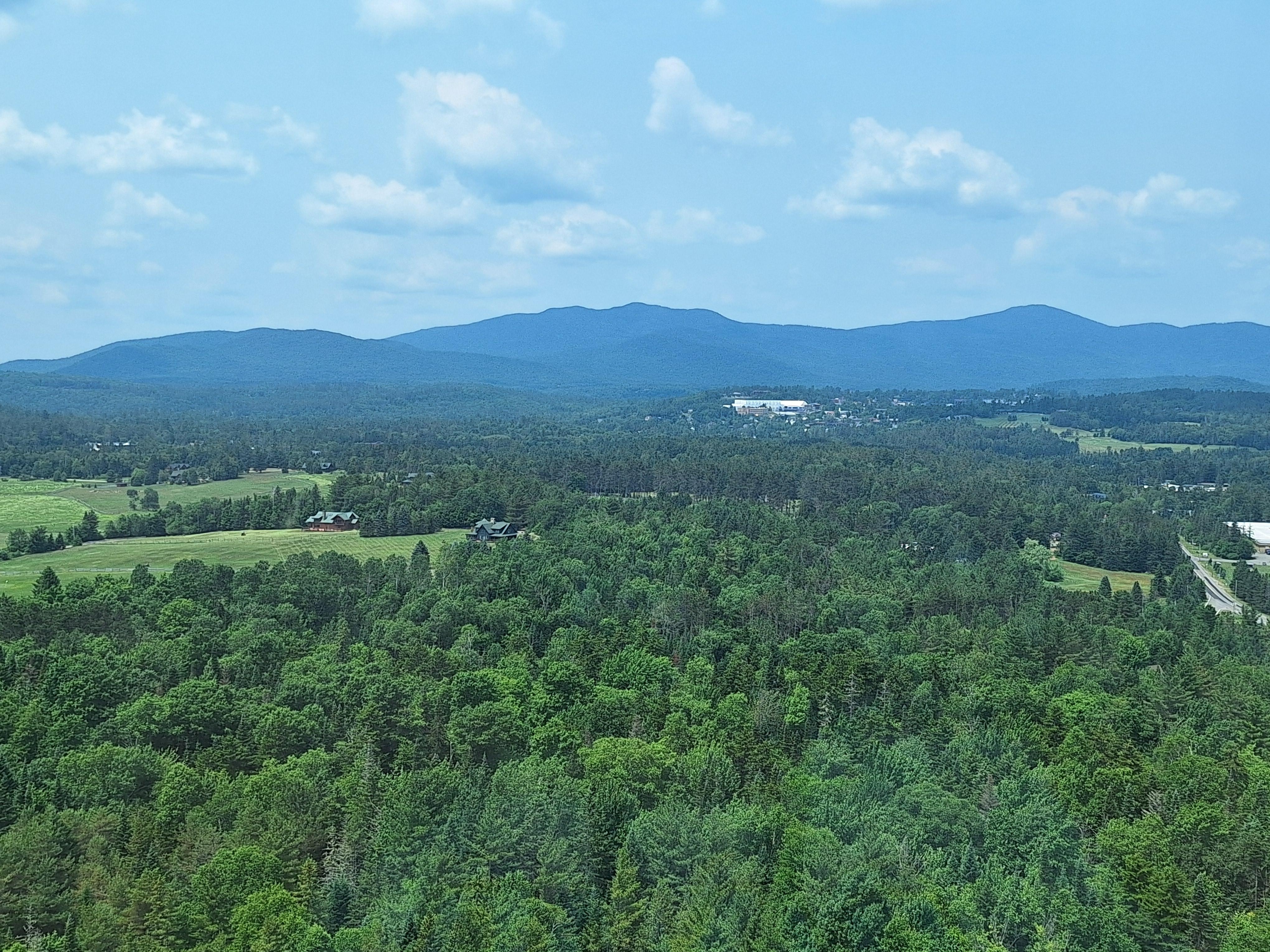 Lake Placid area from Olympic ski jump tower