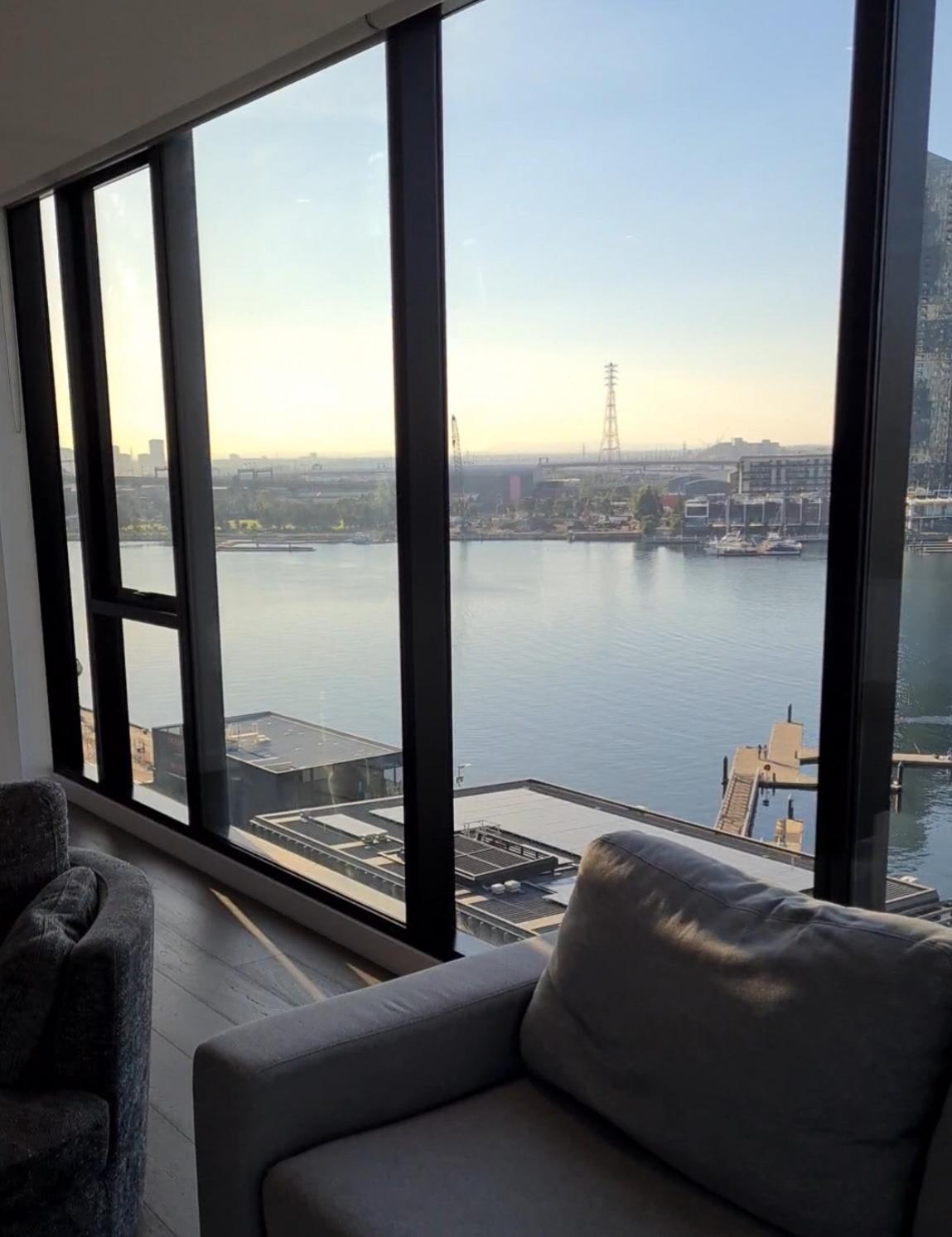 View from lounge area