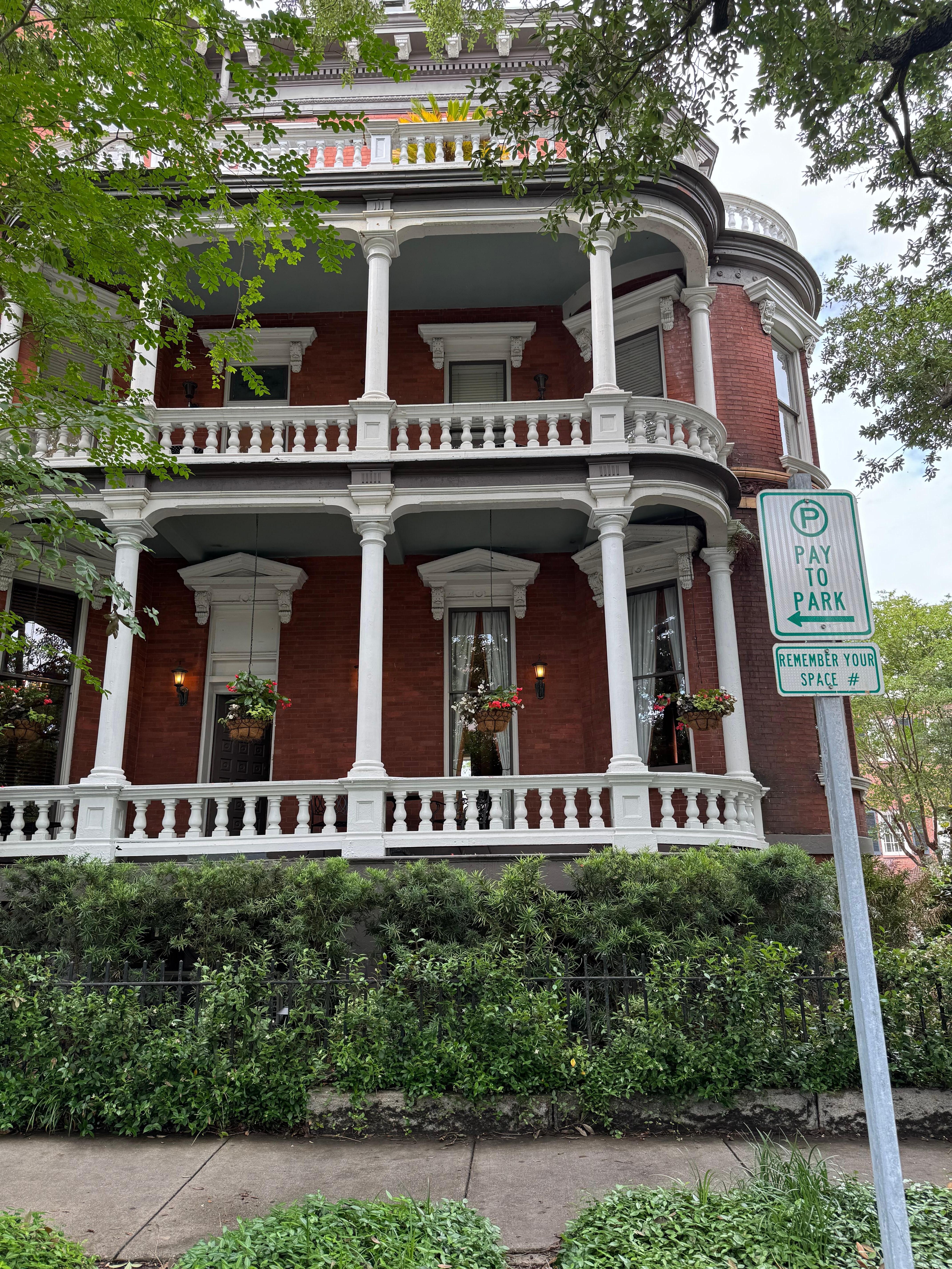 President St. side with outdoor patio areas