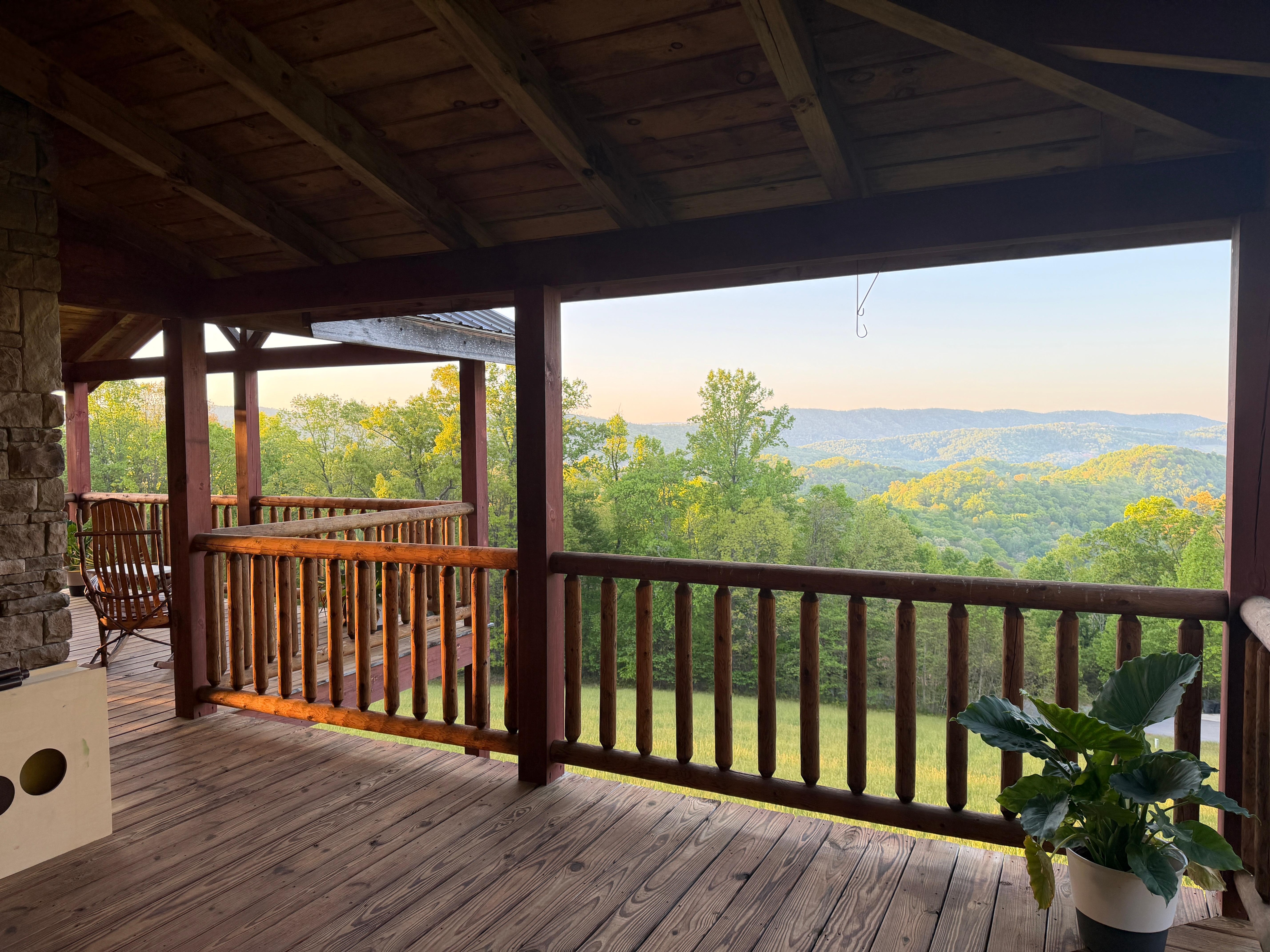 Big welcoming porches