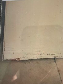 Bathroom door rotten
