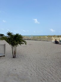 Private beach