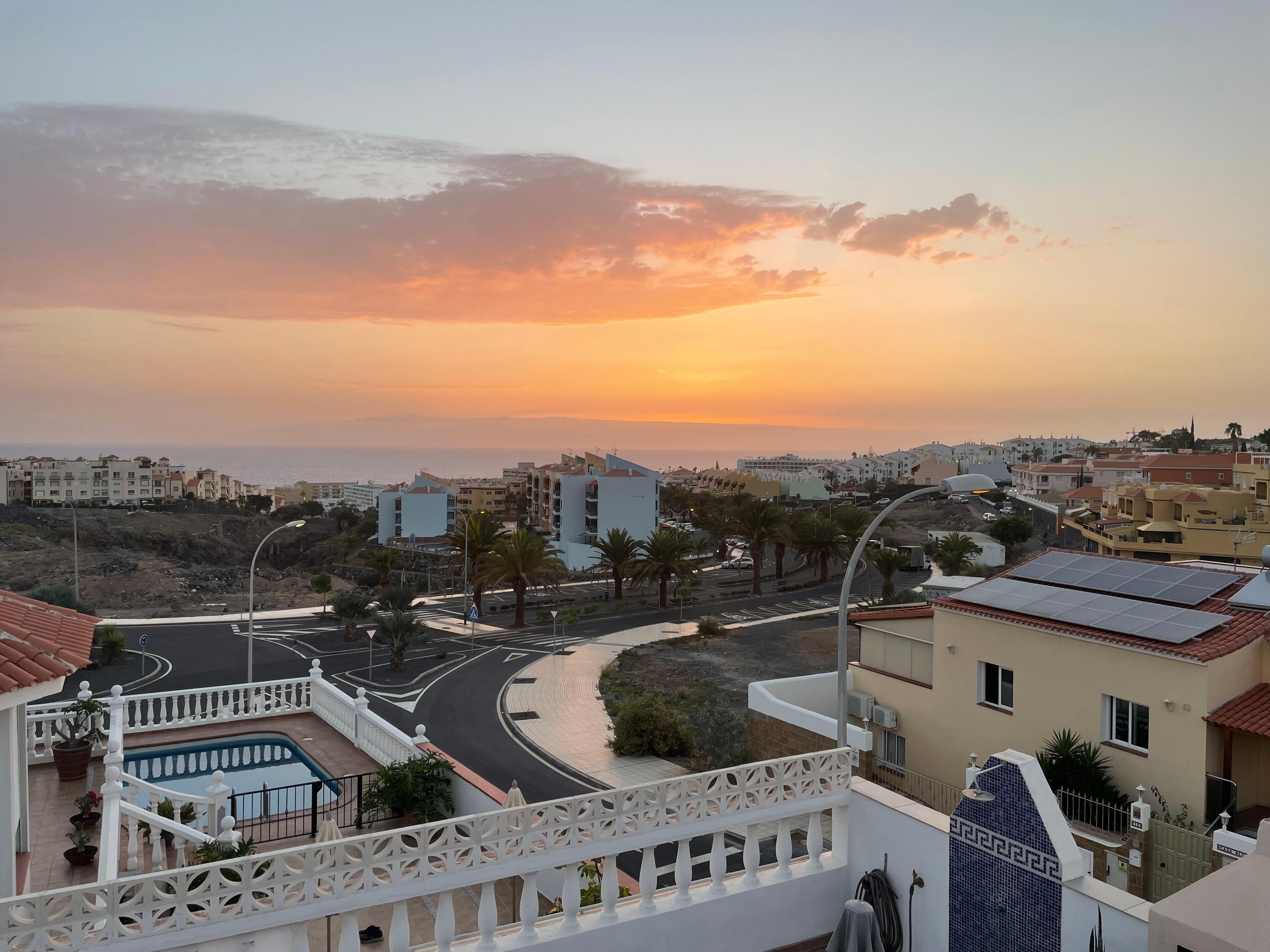 View from roof terrace 