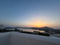View of the sunrise from our private balcony!