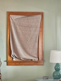 makeshift living room curtain