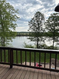 The view from the balcony.