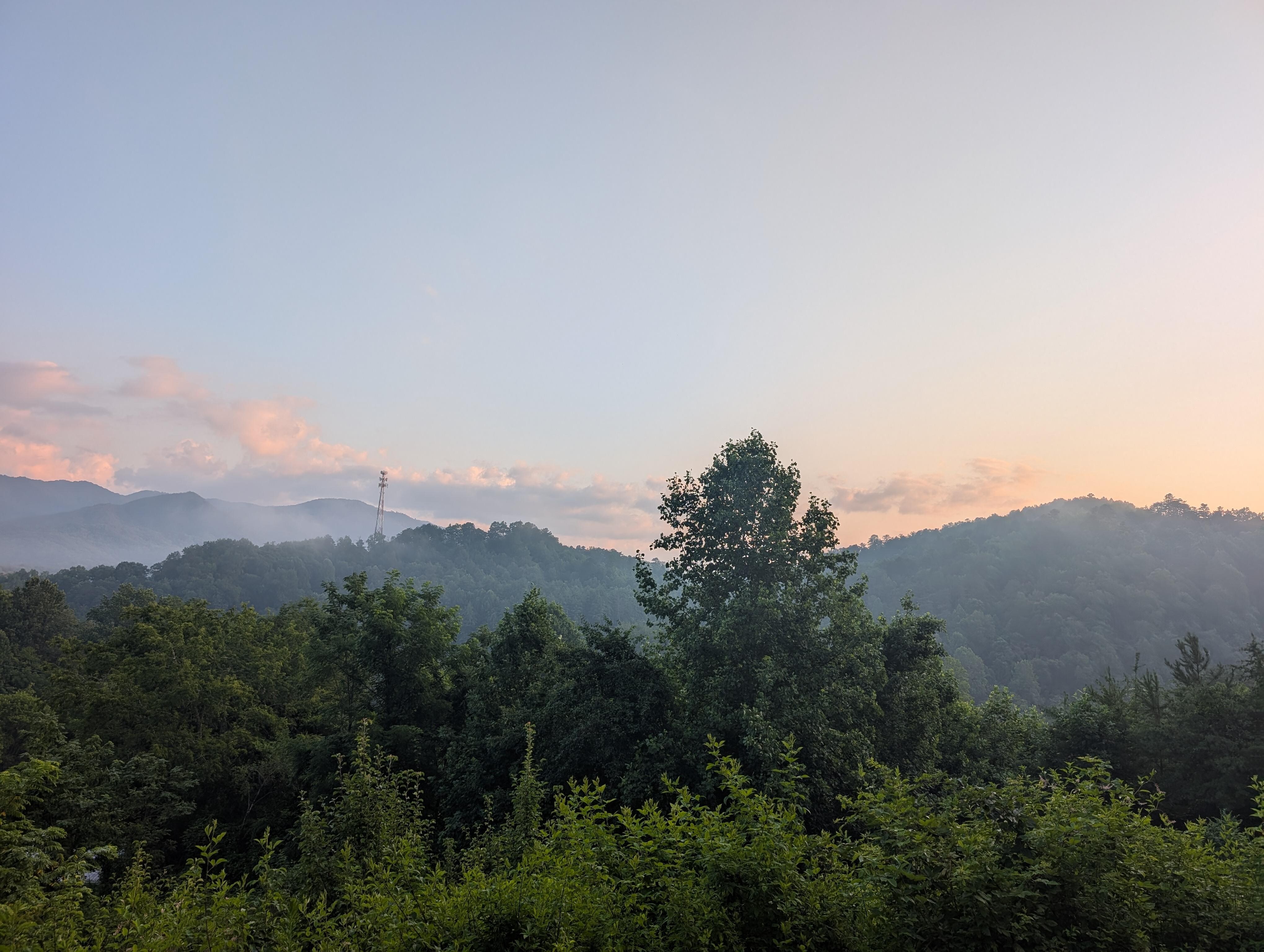 Mountain sunrise