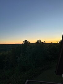 Sunset from the deck
