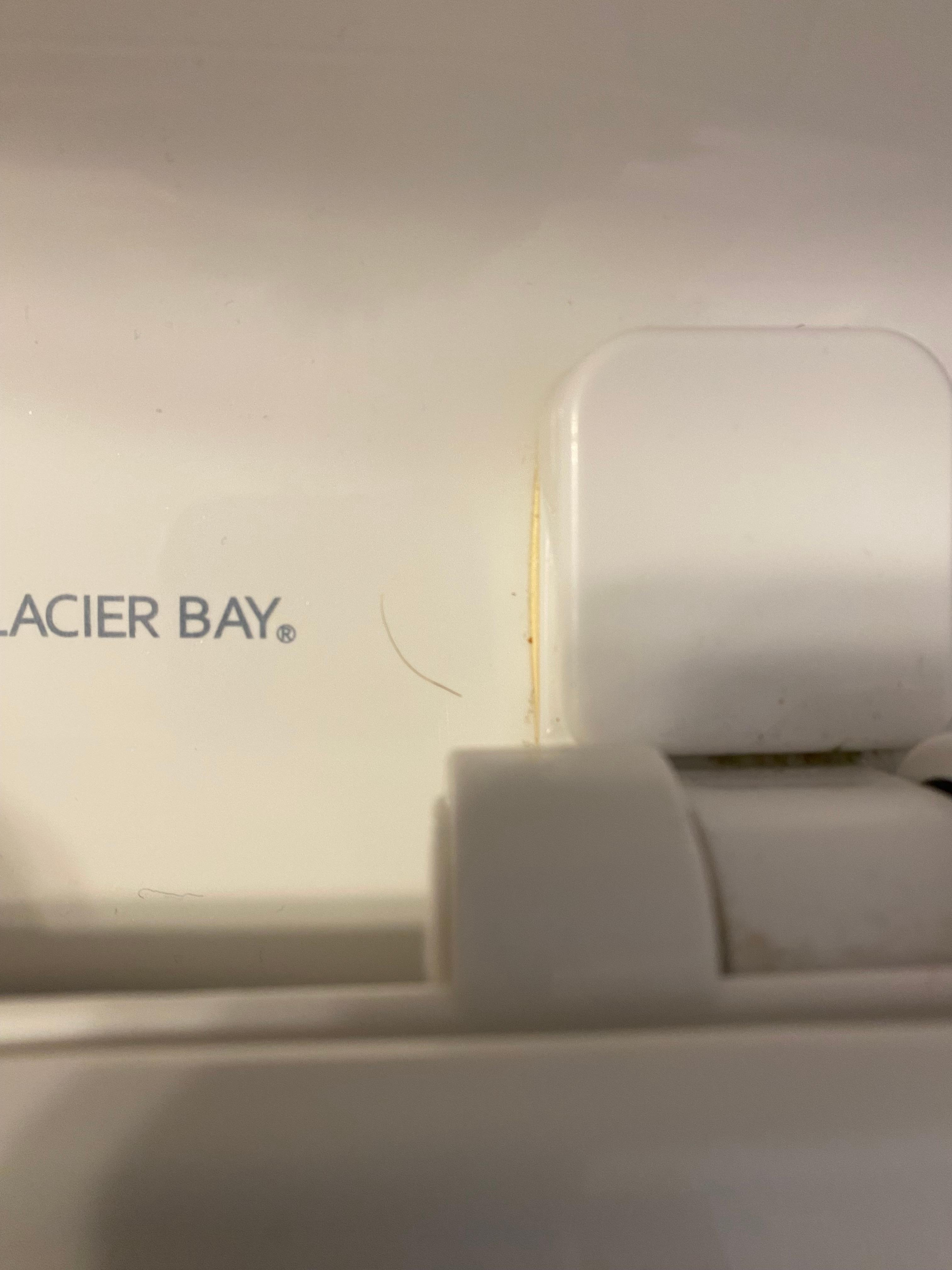 The toilet looked unclean.