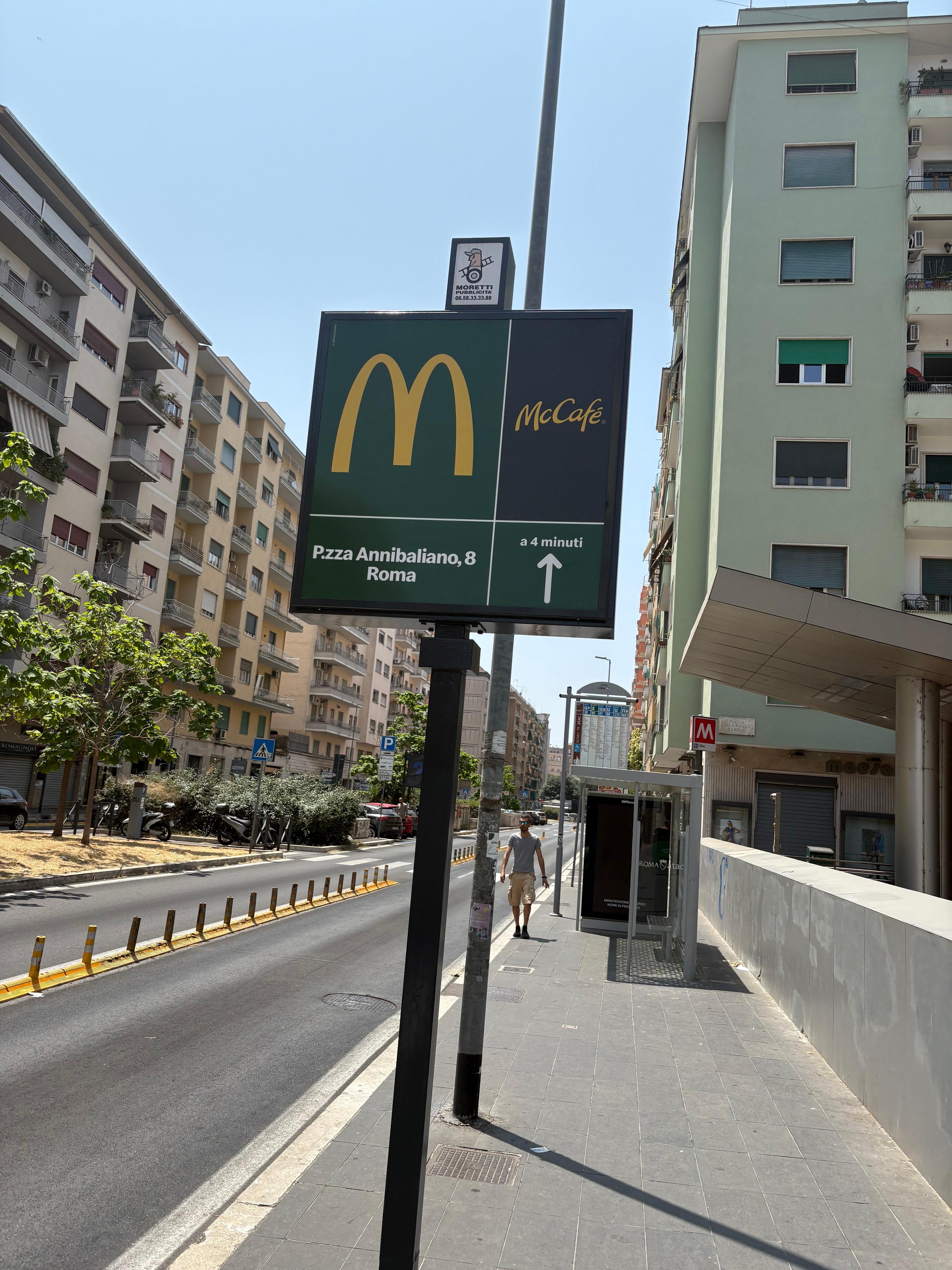 You even have a McDonald’s nearby