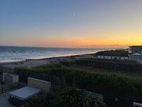 Sunset from the bedroom window- perfect!