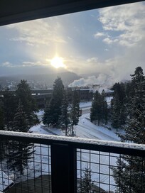 Our view from the balcony!