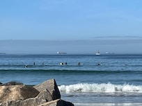 Beach down the street