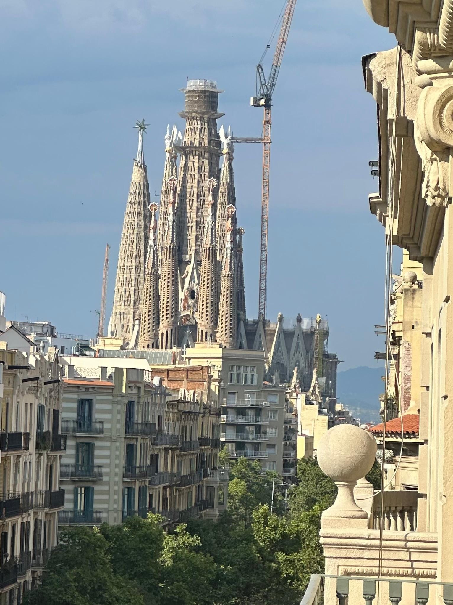 View from our balcony