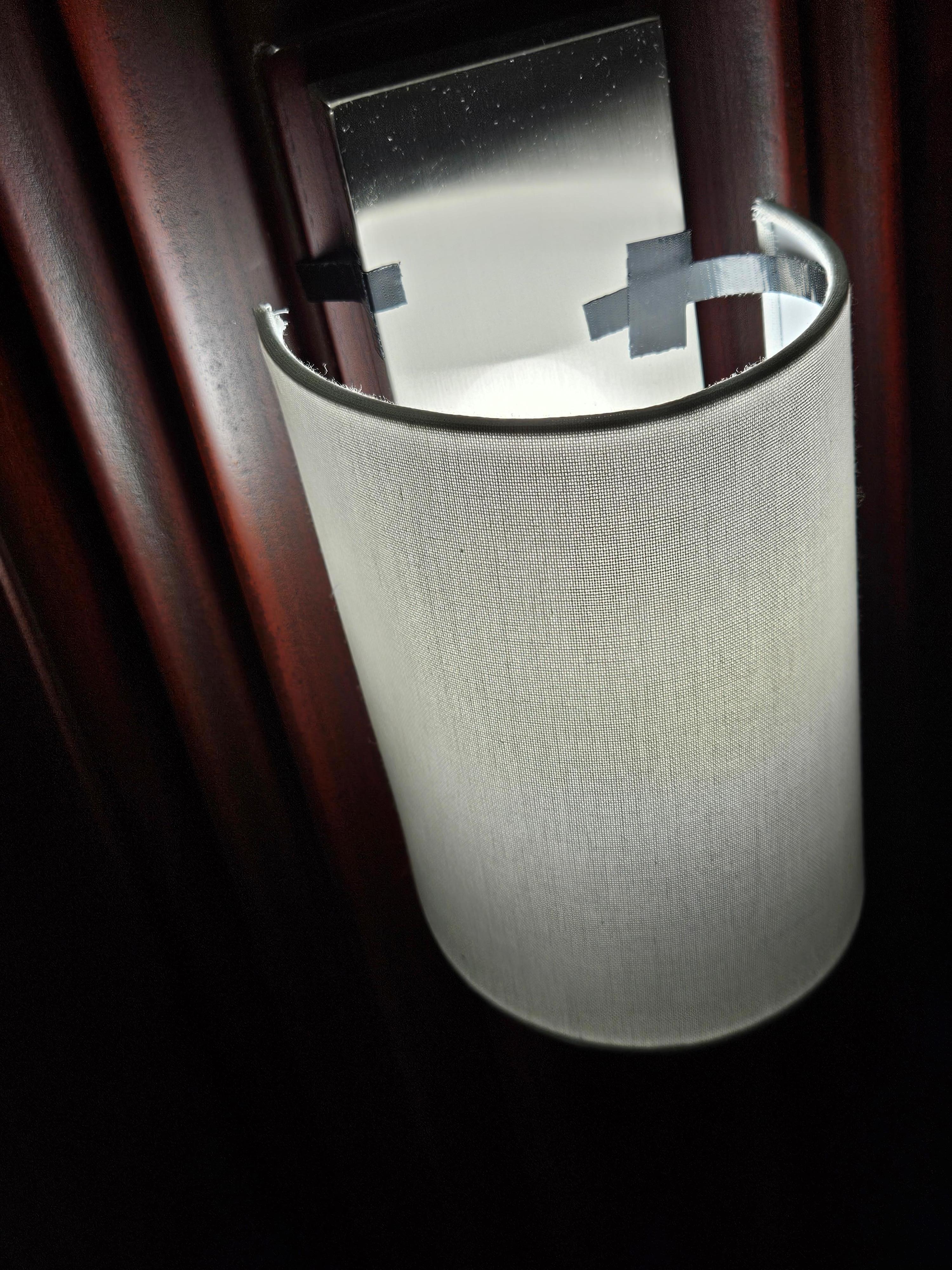 Tape holding fixtures on