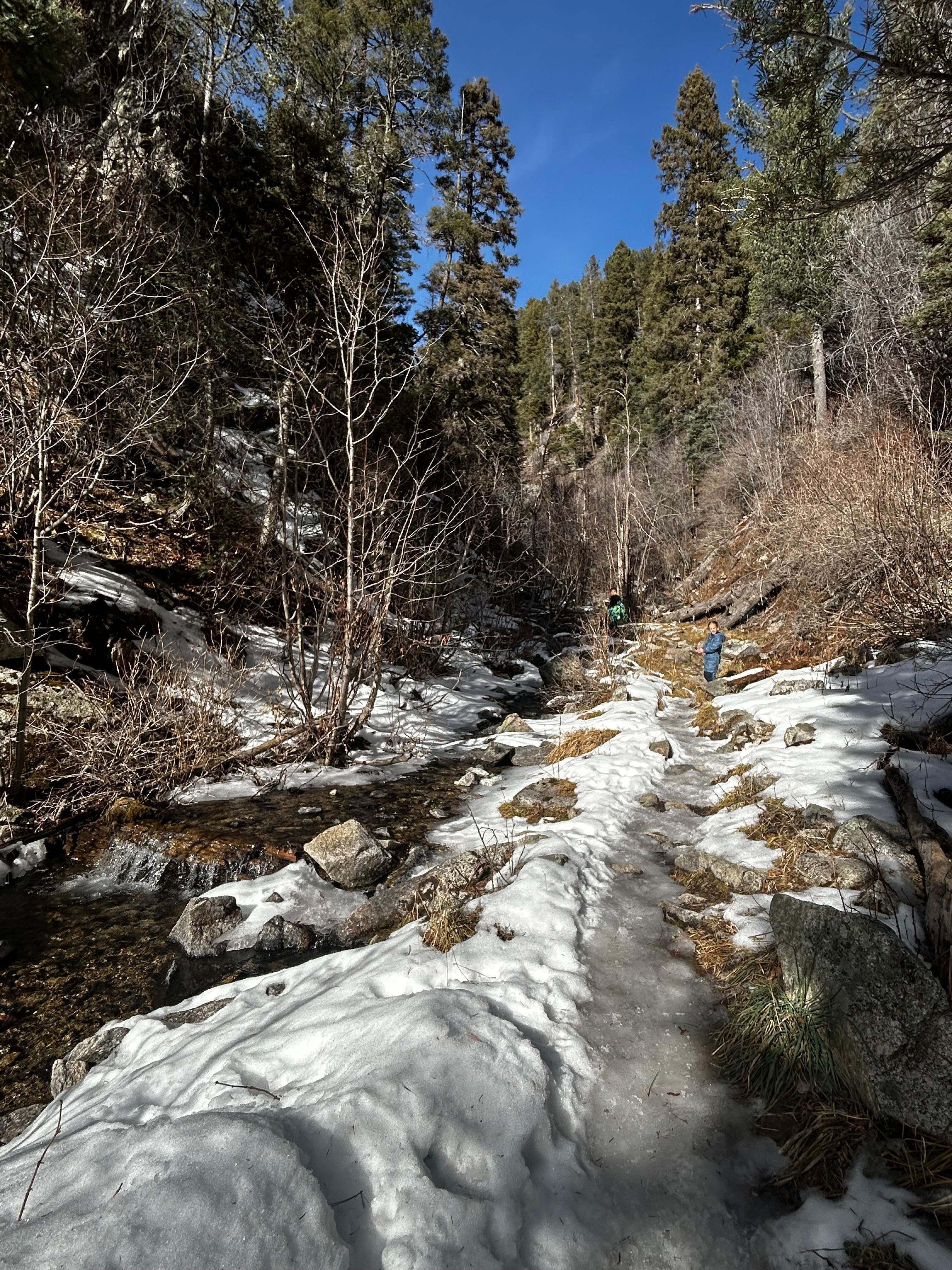 Hiking near the house