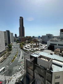 11階からの眺望は最高でした。