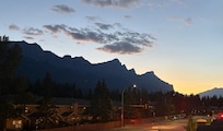 Sunset from the balcony